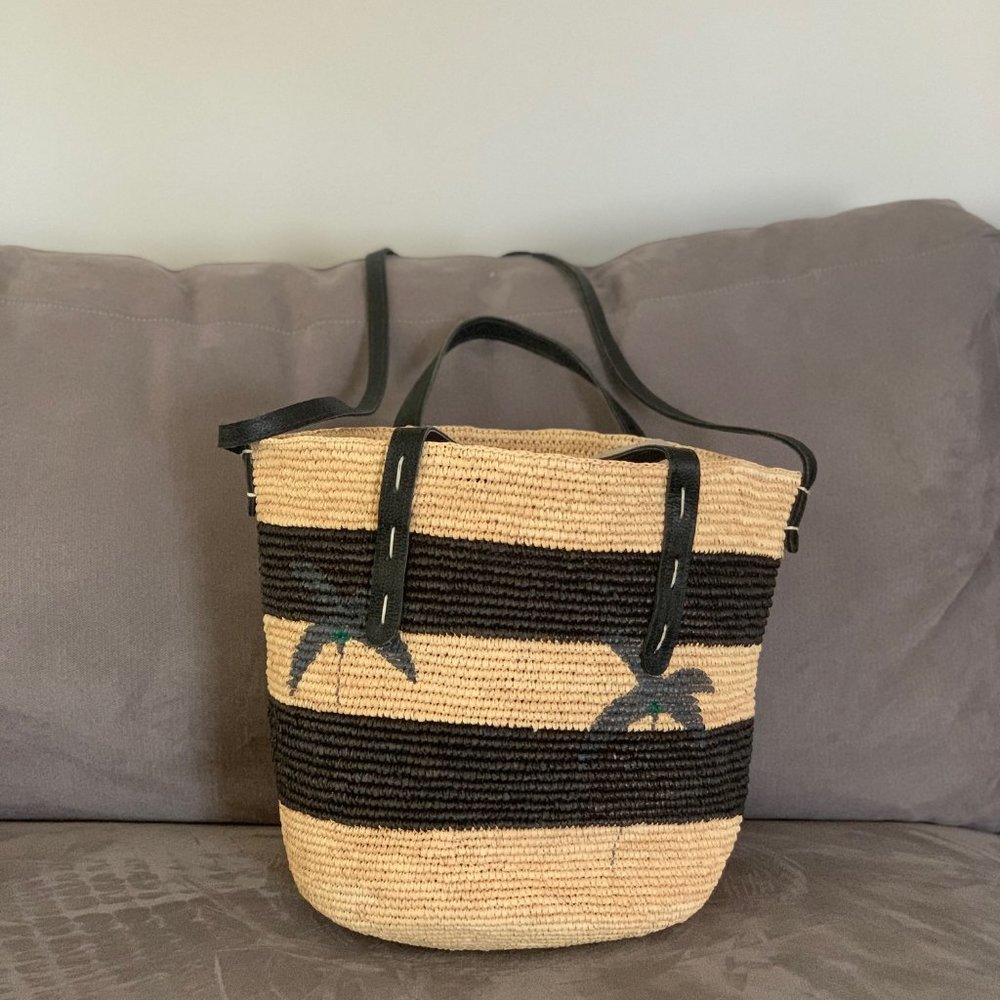 Sensi Studio Straw Bag